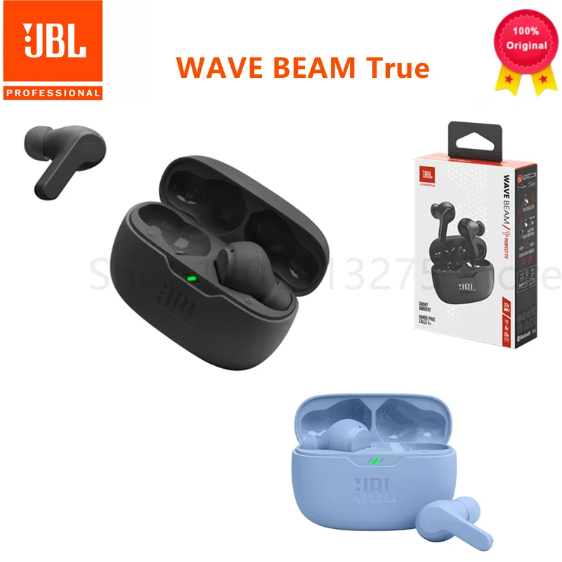 

Оригинальные беспроводные Bluetooth-наушники JBL WAVE BEAM, наушники-вкладыши ANC, Спортивная Музыкальная гарнитура, водонепроницаемая и Пыленепрониц...