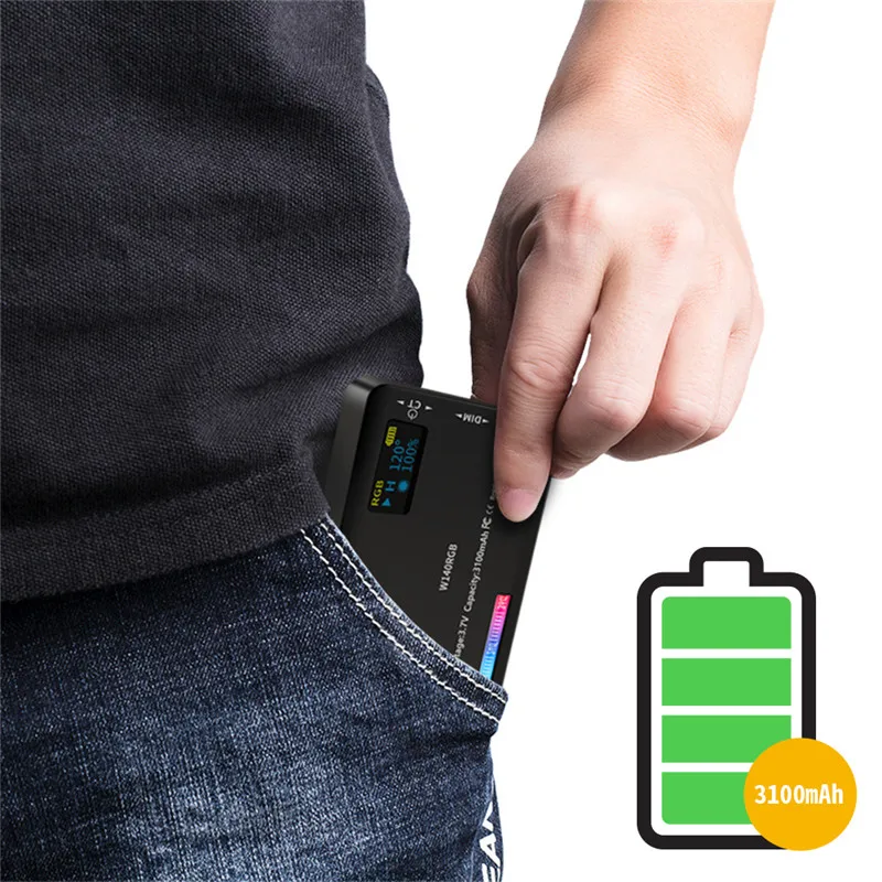 RGB Светодиодная лампа для видеосъемки фотография световая панель ЖК-дисплей