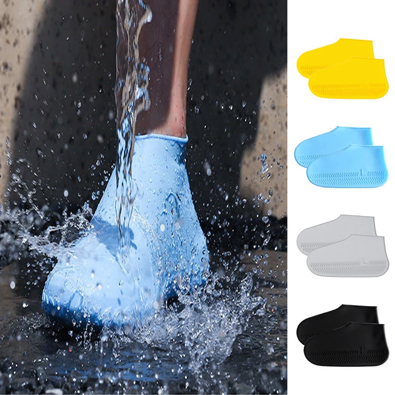 

Waterproof Shoe Cover Silicone Boots Material Unisex Shoes Protectors Rain Boots for Rainy Days Indoor Outdoor Reusable