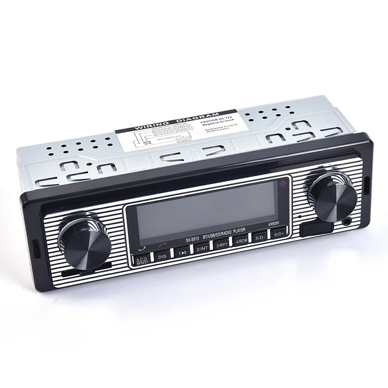 

Автомобильный ретро-радиоприемник с Bluetooth, MP3-плеер, стерео, USB, AUX, классическое автомобильное стерео-аудио