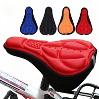 2022 new 3d bicycle soft seat cover mtbthickened breathable silicone sponge pad gel bicycle saddle road bicycle accessories