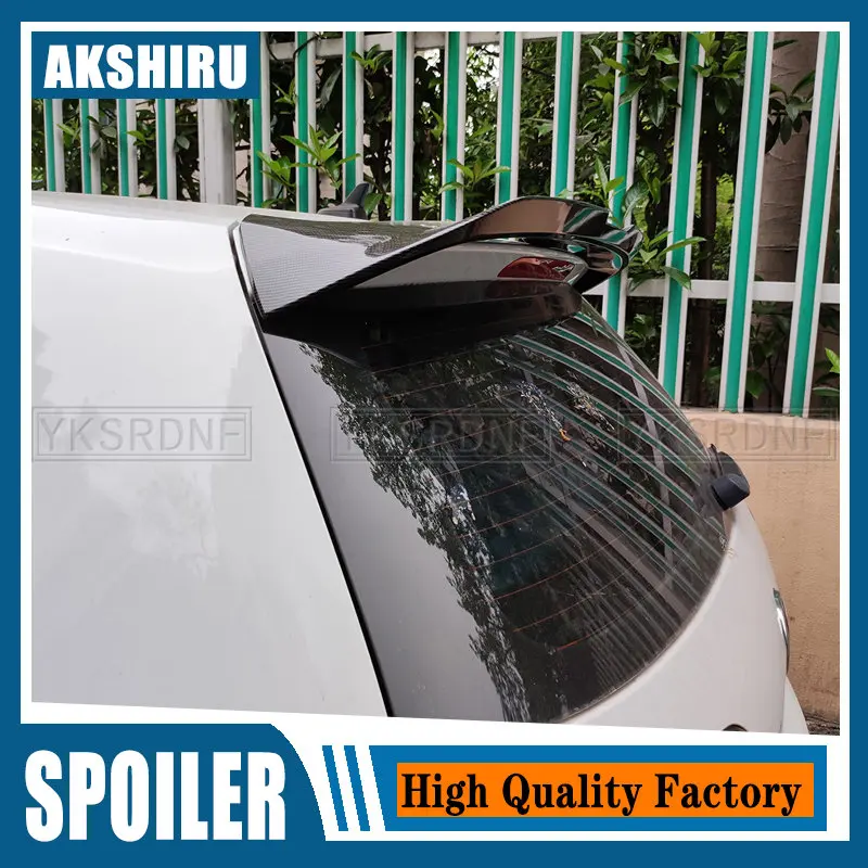 

MK7 УГЛЕРОДНЫЙ Задний спойлер на крышу багажника для Volkswagen VW Golf 7 7,5 VII MK7 7,5 GTI R 2014 - 2020 оконные крылья ABS глянцевый черный