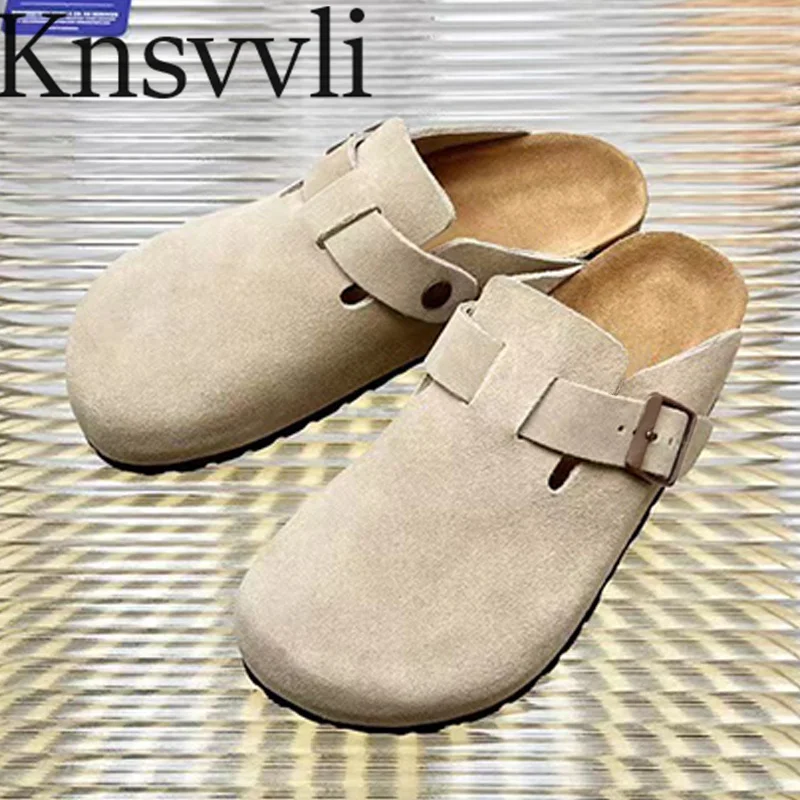 

New Flat Slippers Unisex Shoes Women Round Toe Home Slippers Ladies Outdoors Walk Casual Flat Slippers Beach Shoes Woman