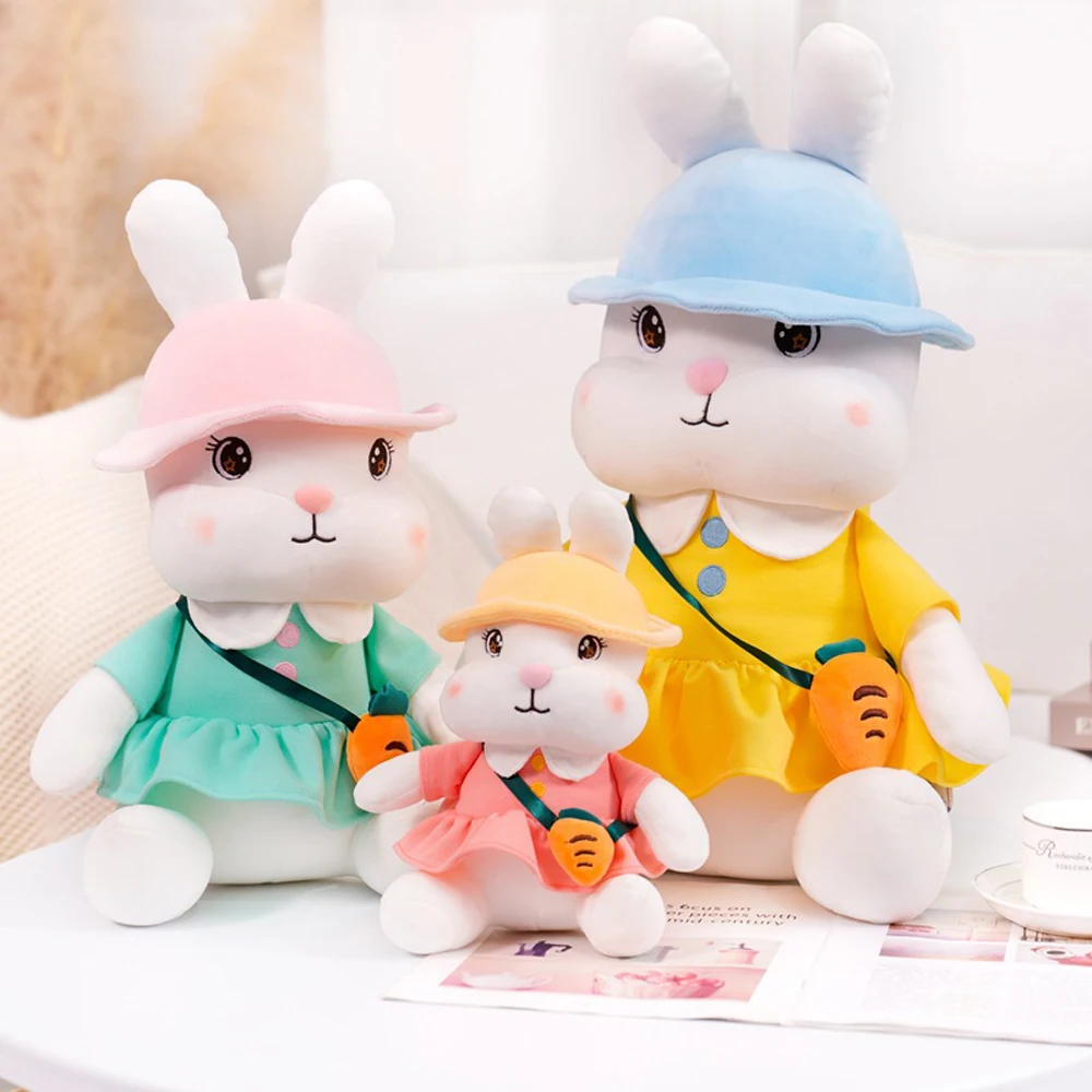 

Симпатичный новый плюшевый кролик, игрушка для девочки, подарок на день рождения