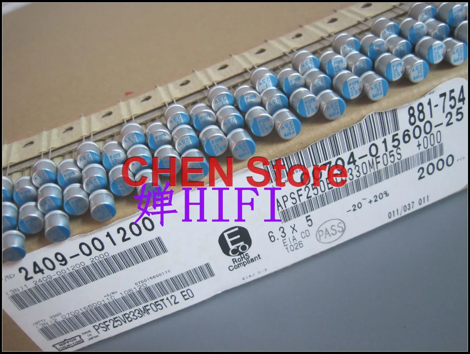 

NIPPON PSF 33 мкФ 25V твердый полимерный конденсатор