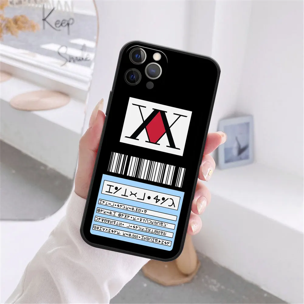 Чехол для iPhone 13 12 11 Pro XR X XS MAX SE 2020 7 8 Plus HXH мягкий с изображением охотников и - купить