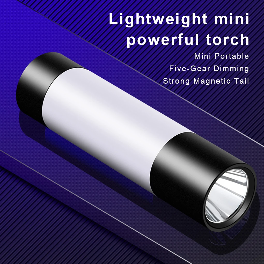 

LED Flashlight Torch Rechargeable Work Lamp Camping Fishing Repairing