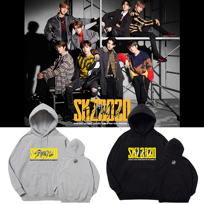 

Детский пуловер KPOP StrayKids, Свитшот SKZ2020, худи с принтом, свитшоты унисекс, повседневный топ на весну и осень