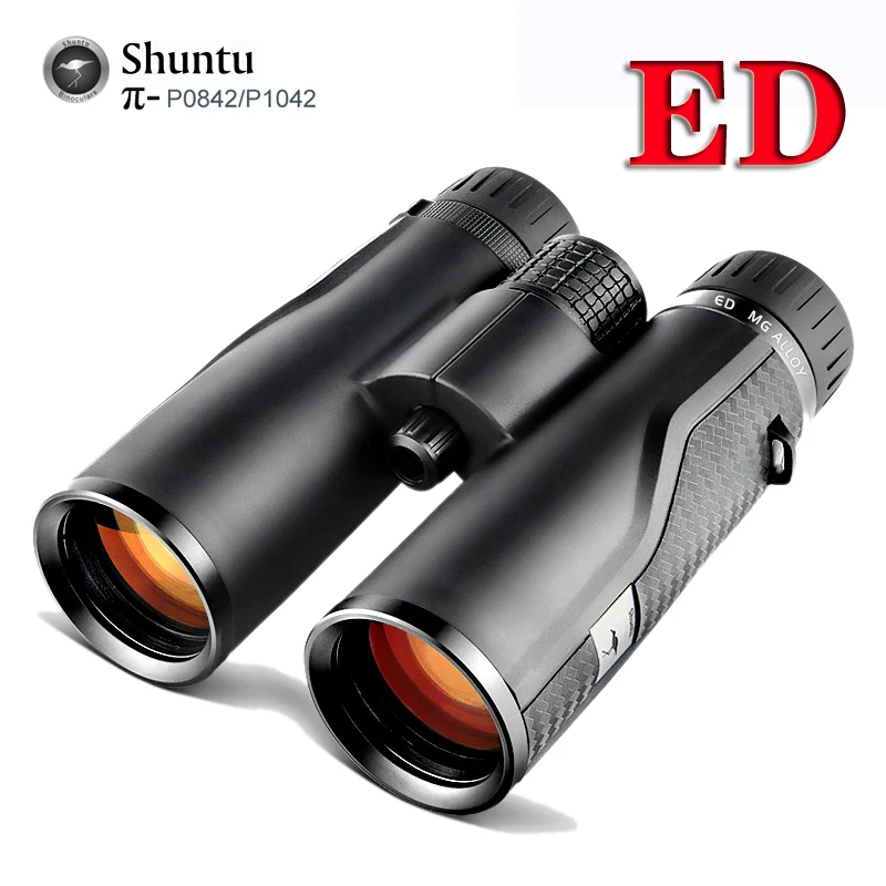 

Shuntu Powerful 8x42 10x42 ED Lens Binoculars IPX7 Waterproof Bak4 Prism Long Range Outdoor Telescope For Travel Camping Hunting