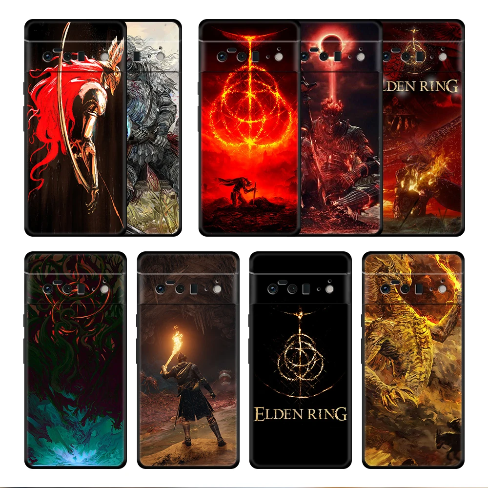 Чехол Elden Ring Art Для Google Pixel 6 6Pro 5a 4a 3 4 XL 5 Pro 4G 5G 4XL оригинальный матовый полностильный