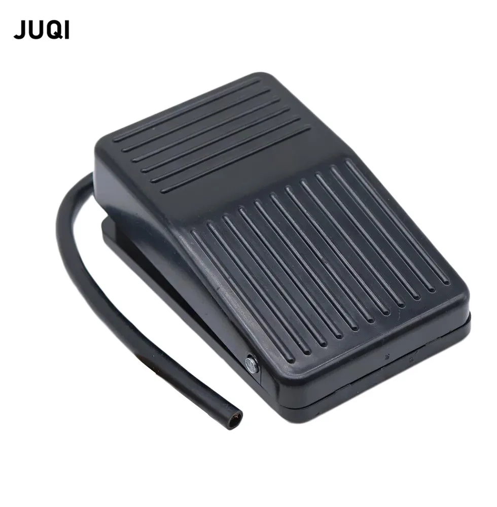 

FS-1 SPDT Nonslip Metal Momentary Electric Power Foot Pedal Push Button Switch Line length 15CM AC 220V 10A 1 NO 1 NC