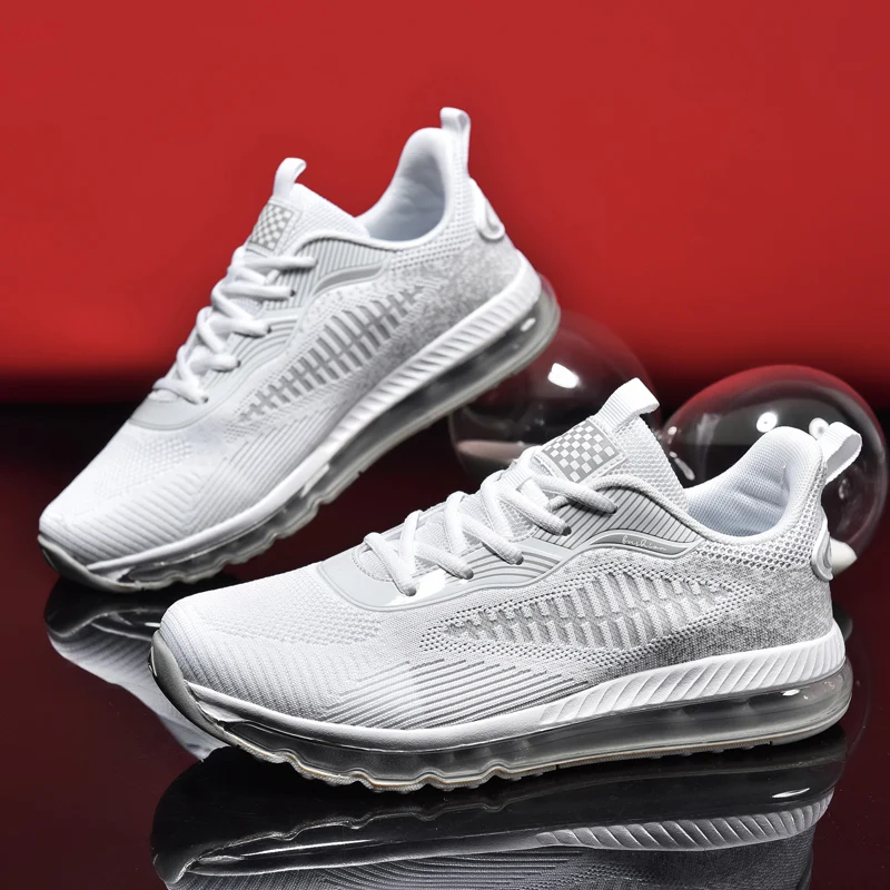 Big Size 48 Air Cushion Running Sneakers for Men Breathable Comfortable Sports Mens Sneakers Non-slip Training Fitness Men Shoes