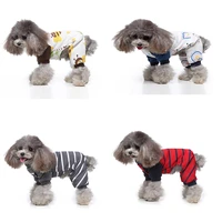 jumpsuit pajama puppy cat clothes clothing pyjama terrier pajamas overalls puppy cat clothes clothing pyjama for small dogs b