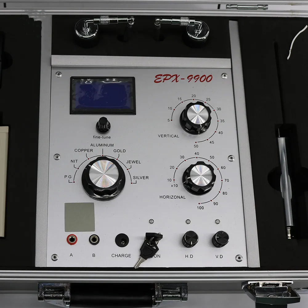 

Металлоискатель дальнего действия, золотистый, алмазный, серебристый, медный детектор EPX9900 подземный металлодетектор для золота, 50 м