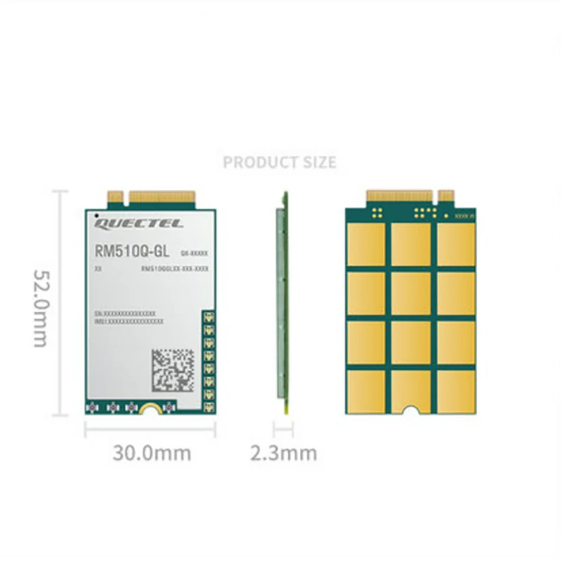 Quectel RM510Q-GL 5G sub-6GHz mmWave M.2 module Global version MIMO Integrated eSIM enlarge