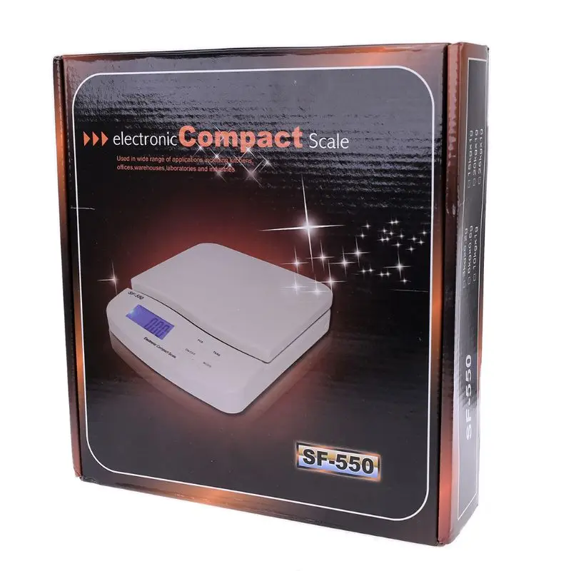 

25kg/1g 55lb Digital Postal Shipping Scale Table Top Parcel Letter Postage Weigh Electronic Weighing Scales LCD Backlit