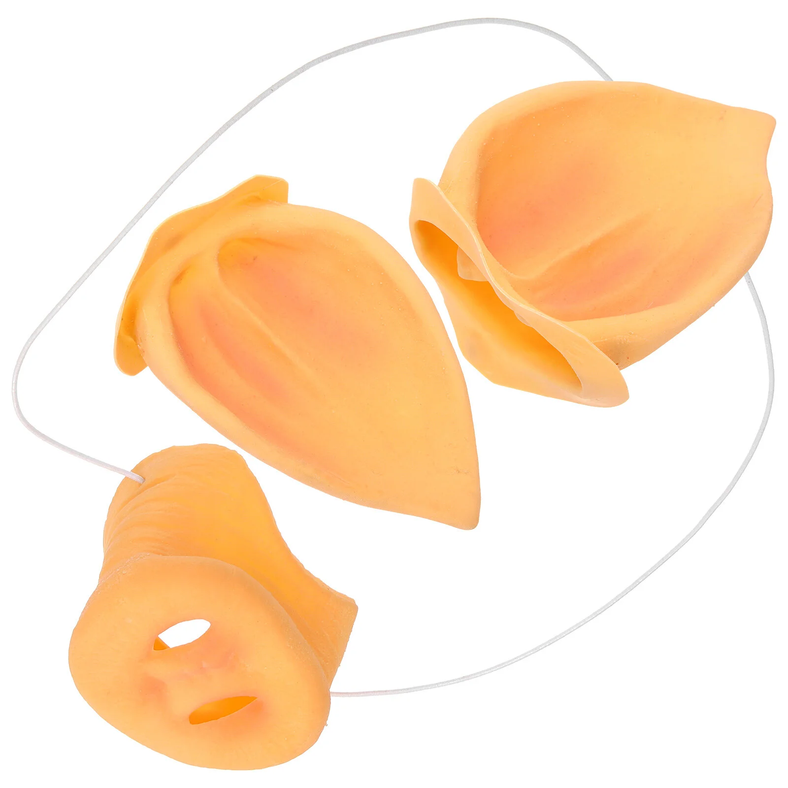 

Toys Kids Zhu Bajie Costume Cosplay Nose Snout Masquerade Decorations Elastic Band Halloween Emulsion Funny Prop Child