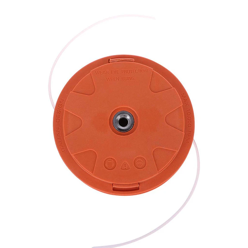 Замена головки линии триммера газонокосилки Double Spool Trimmer Lawn Mower Replacement Outdoor Car Universal Twister Bump Feed Line Head Flagella Brush on.