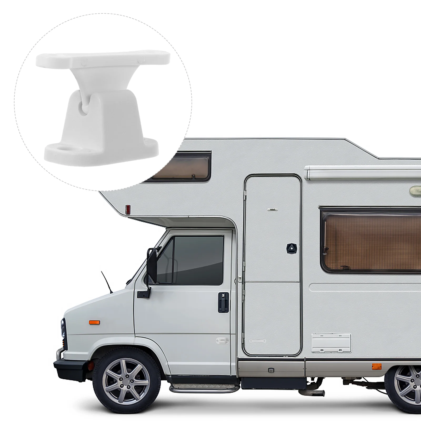 

2 Pcs T-shaped Warehouse Door Suction RV Retaining Tool Plastic Stand Magnetic Hooks Catch Nylon