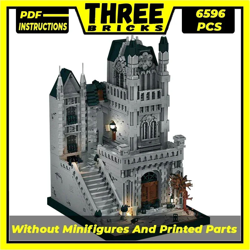 Конструктор Moc модель известного игрового города улица яранам модульные блоки