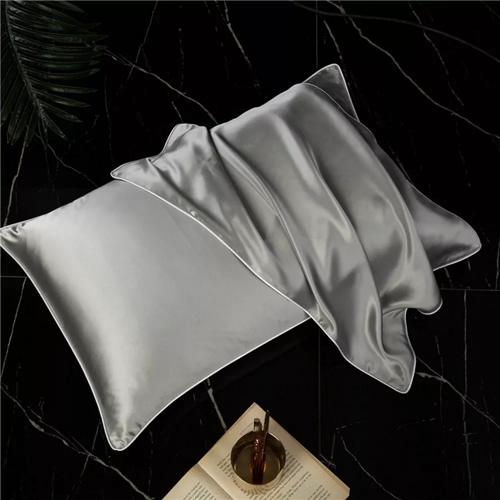 

2023 Mulberry Silk Pillowcase Top Quality Pillow Case Silk Pillow 48CM*74CM 100 Silk Pillowcase Beauty Hair Luxury King Queen Lo