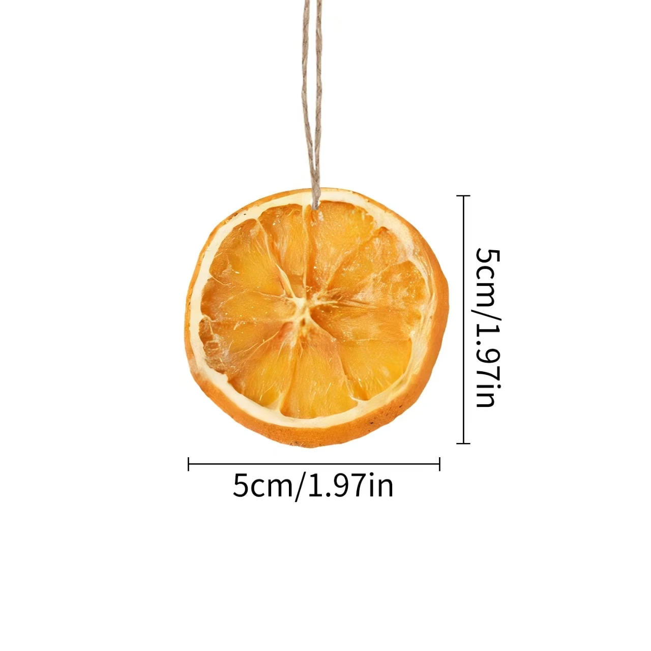 

50 шт. Бумажные рождественские украшения оранжевые