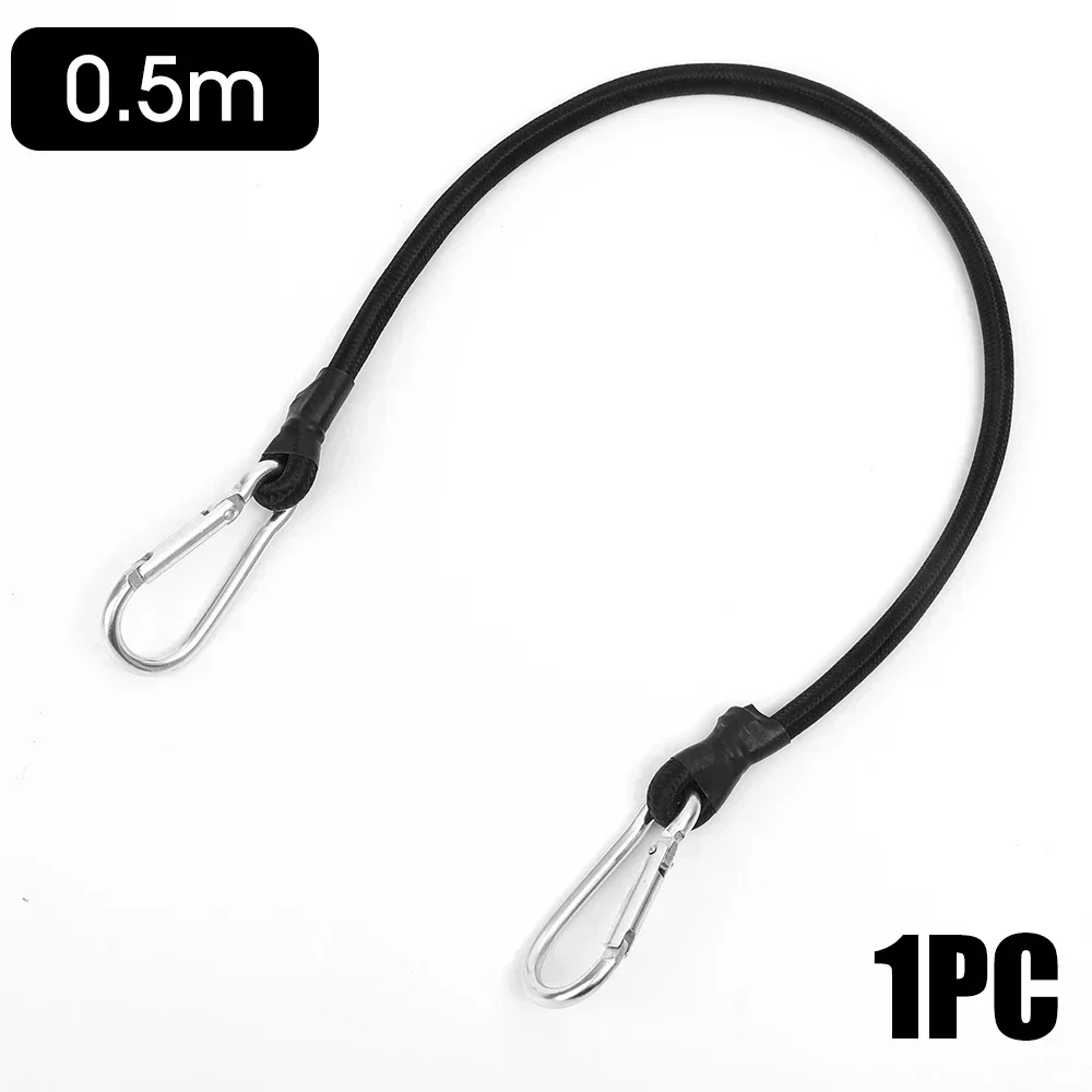 

Сверхмощный банджи-шнур для улицы, эластичный ремень для галстука, карабины, крючки для мотоцикла, велосипедного багажа, упаковочные веревки, аксессуары для кемпинга