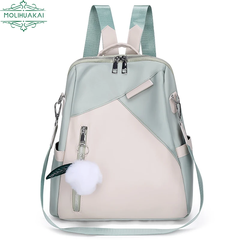Students School Bags For Teenage Girls Waterproof Vintage Laptop Leather Travel Backpack Mochila