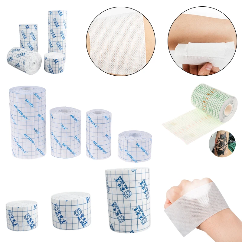 

Medical Bandage Waterproof Tattoo Wound Repair Film Transparent Dressing Skin Breathable Adhesive Bandage Tape Plaster Sticker