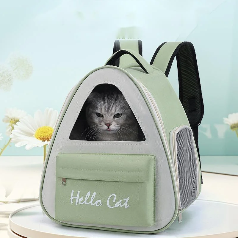 Сумка-переноска для собак рюкзак на ремне с прочной рамой дышащая складная