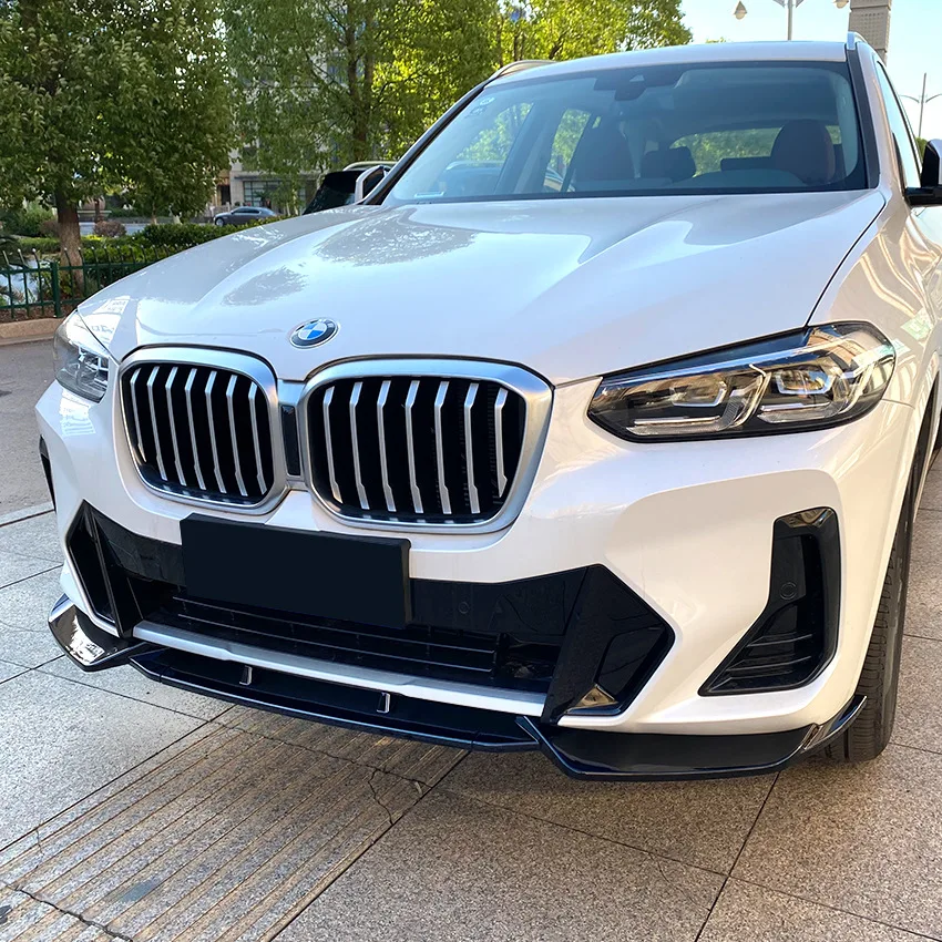 Фото 3 шт., передний бампер, сплиттер, спойлер, диффузор для Bmw X3 G01 X4 G02 iX3 20d 30i 30d M40i M40d Bodykits 2022+ №2