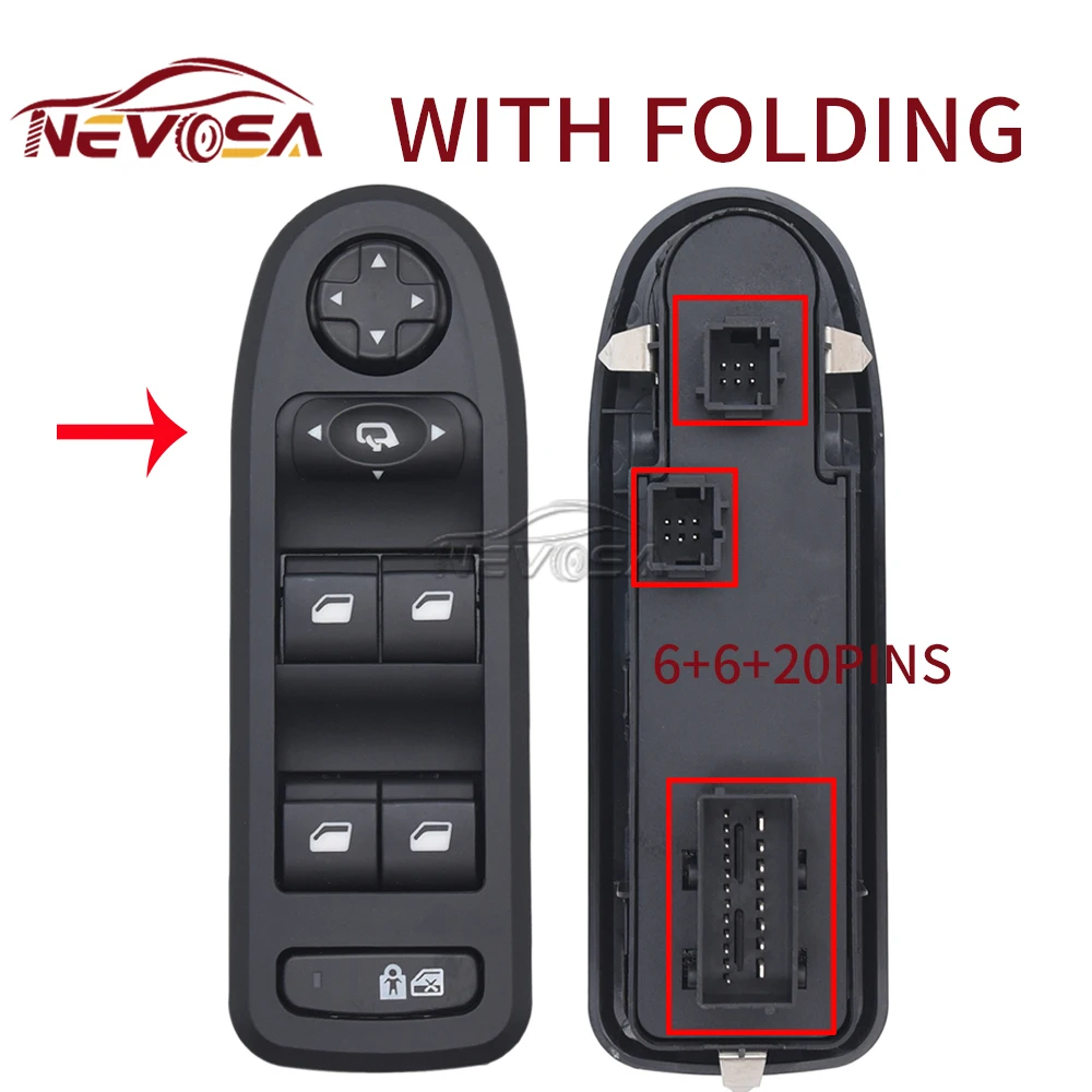 

Для 2007-2013 Peugeot 308 508 Citroen C5 автоматический переключатель управления окном, кнопка бокового зеркала 98054508 ZD 96659465 ZD 98053439 30170396