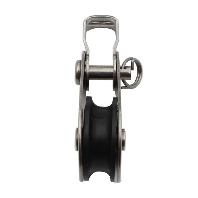 5 шт. шкив из нержавеющей стали нейлоновый шнур серебряный для яхты 316 Каяка каноэ