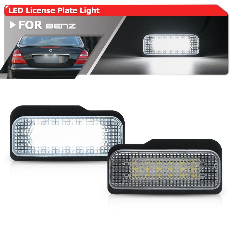 

2x для Benz E-Class W211 C-Class S203 CLS-Class W219 SLK-Class R171 Canbus светодиодные лампы для номерного знака, автомобильные парковочные огни