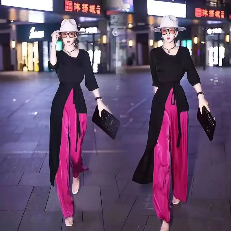 Комплект из 2 предметов популярные летние модные наряды с обтягивающими