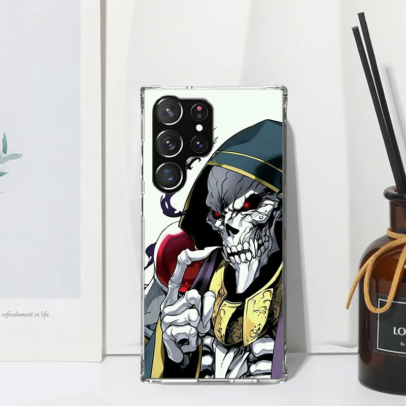 Фото Чехол для телефона с изображением персонажа из аниме Overlord для Samsung Galaxy S26 S25 Edge S24 FE S23 S22 Ultra S21 Plus S20 + Art Fundas, задняя крышка для Galaxy S25 S №5