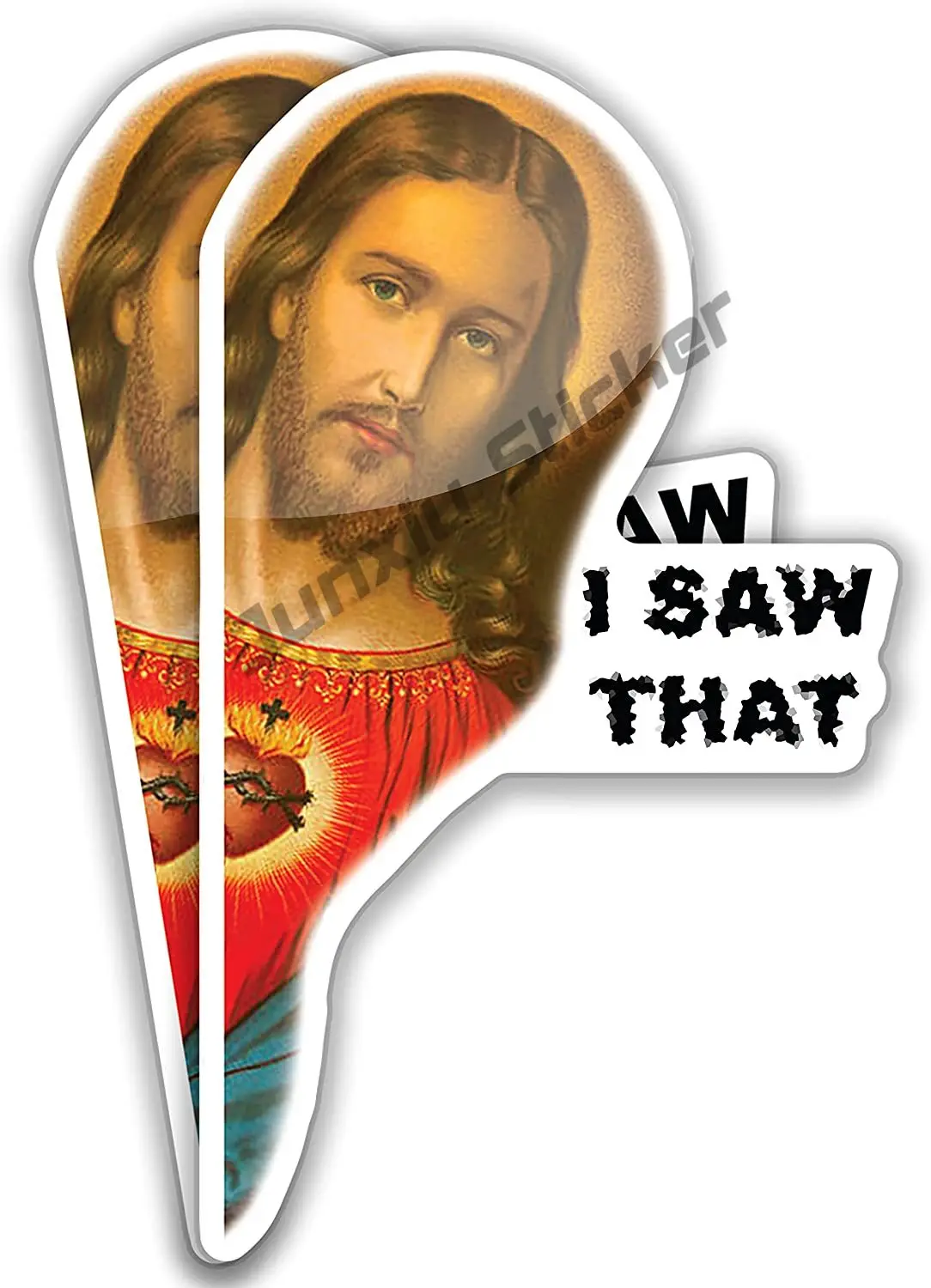 

Jesus I Saw That Sticker or I Saw That Jesus Car Sticker Funny Car Decals Jesus JDM Refit Creative Sticker Jesus A Mi Alma Libro
