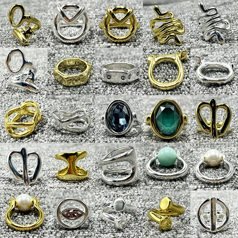 

2022 new fashion stainless steel alloy plated 925 silver bead ring can be used as a female gift wholesale suitable ring