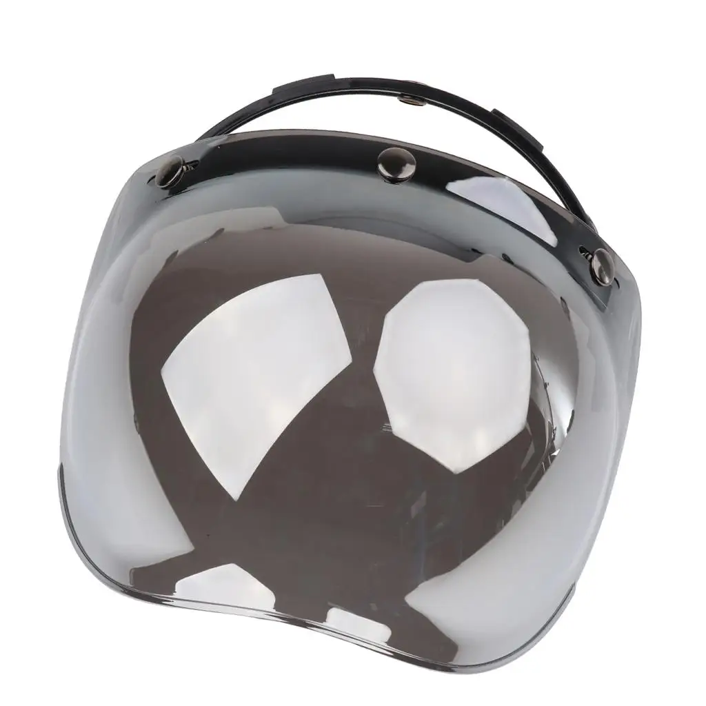 

Bubble 3-Snap Motorcycle Helmet Visor Flip Up Shield Lens