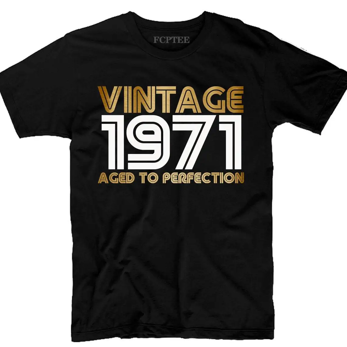 Vintage 1971 1991 Aged To Perfection T Shirts Leisure Size Oversized Men Tee Shirts Camisas T-Shirt For Women Streetwear Clothes