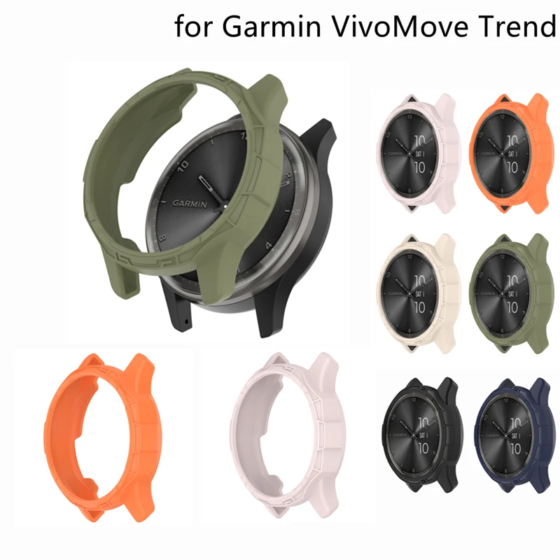 

Силиконовый чехол для Garmin Vivomove, модные умные часы, Мягкий защитный чехол из ТПУ для Garmin Vivomove, модная защитная рамка
