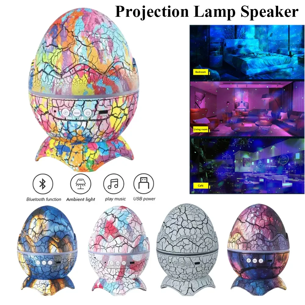 

Bluetooth Speaker Projection Lamp Speakers Timing Remote Control Starry Sky Projector Light Voice Control Music Loudspeaker