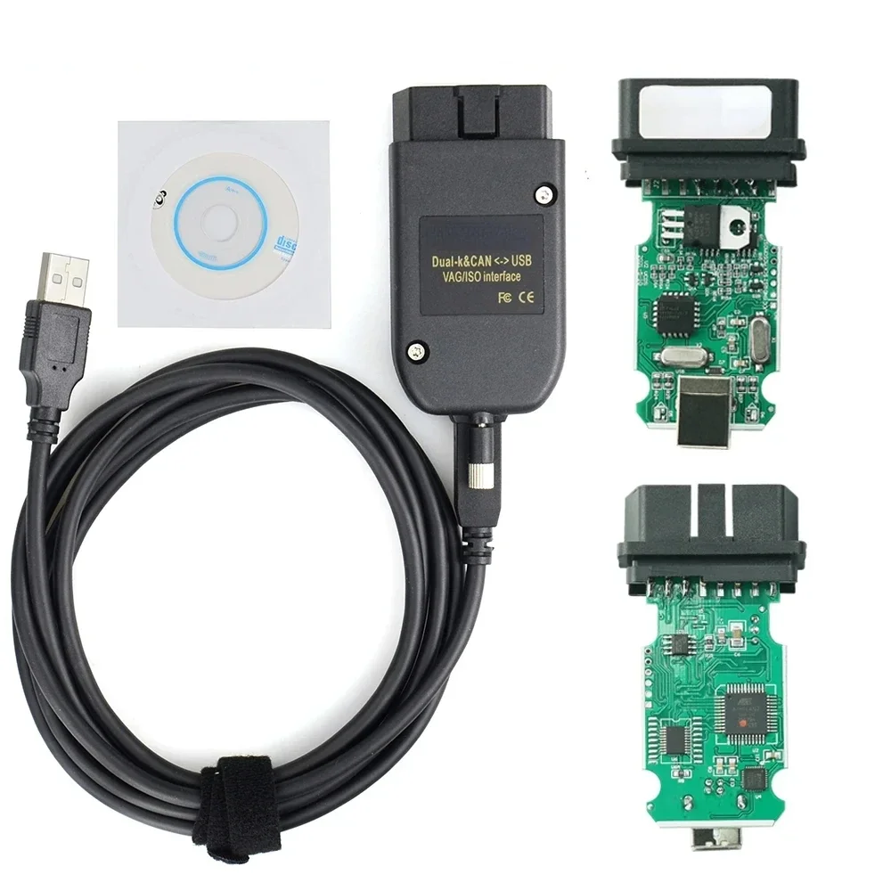Фото Новейший диагностический кабель V25.3 ForVcsS ForVaGCOM Scanner HEX/hex V2 OBD V24.7 FOR V-w/AUDI/Skod Seat software Unlimited VlNs №5