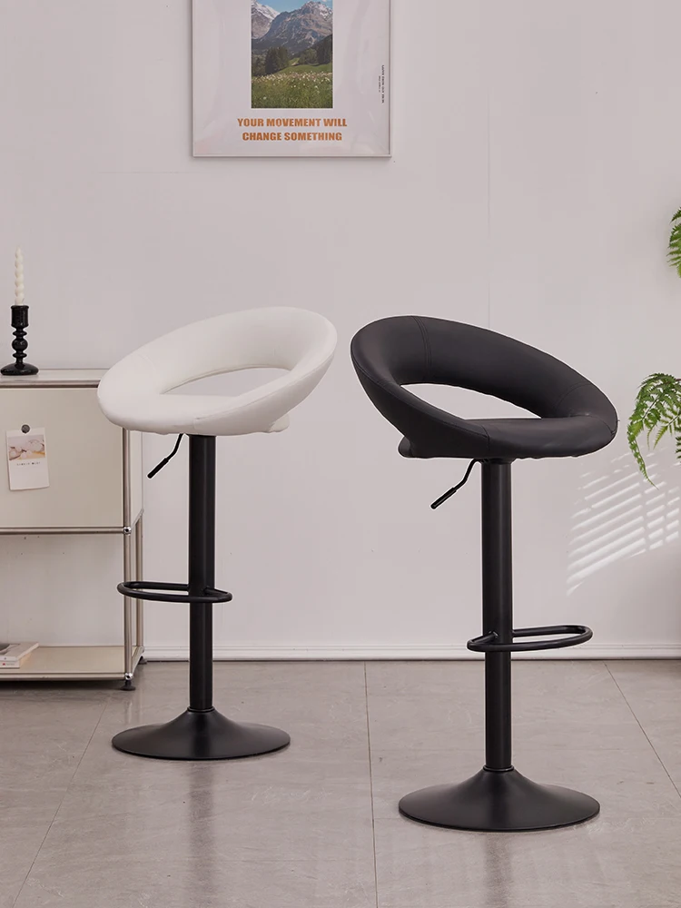 Скандинавский барный стул подъемник домашняя спинка высокий кассир на рабочем
