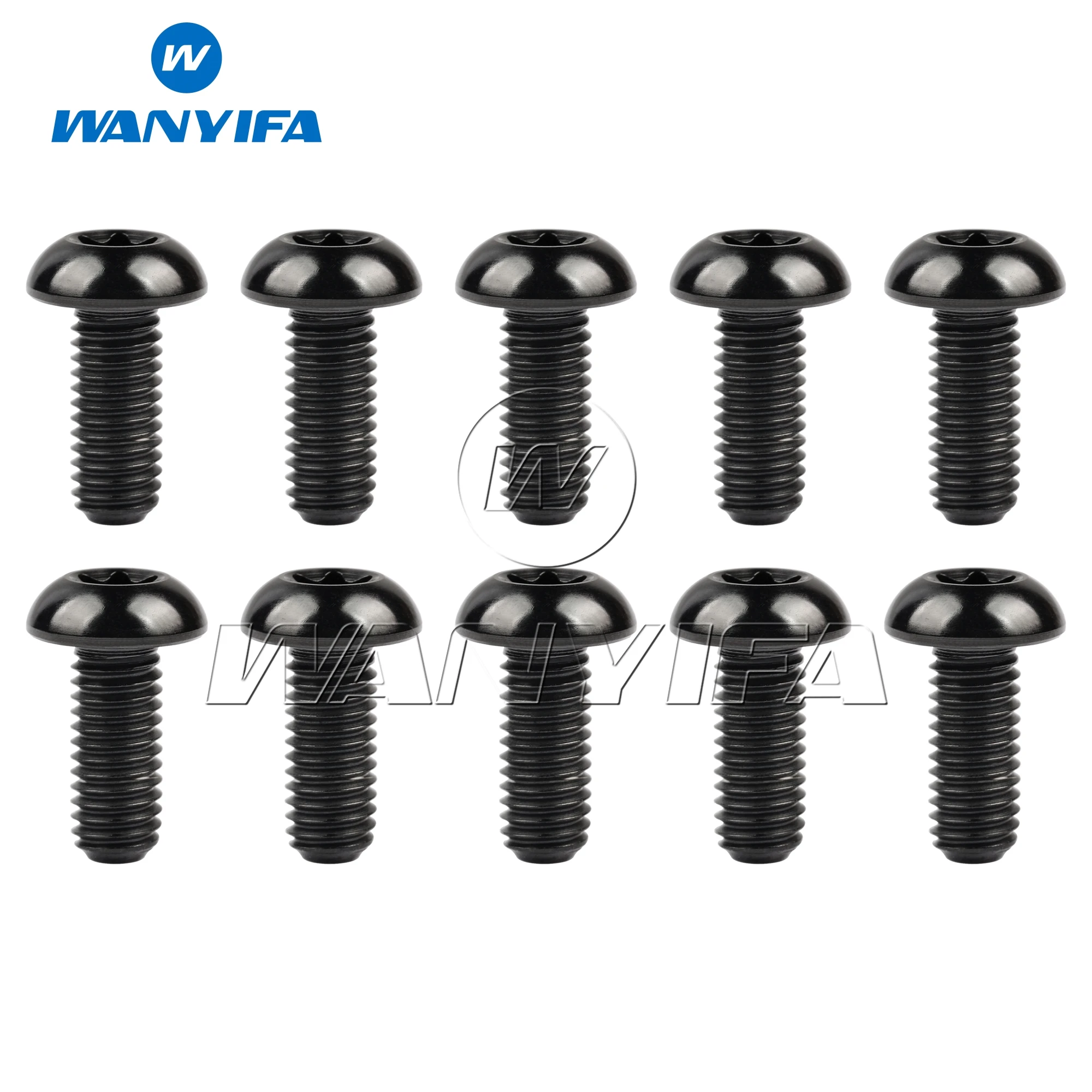 

Wanyifa титановые болты M5x10/12 мм держатель для бутылки титановый звездообразный Винт с головкой для велосипеда 10 шт./лот