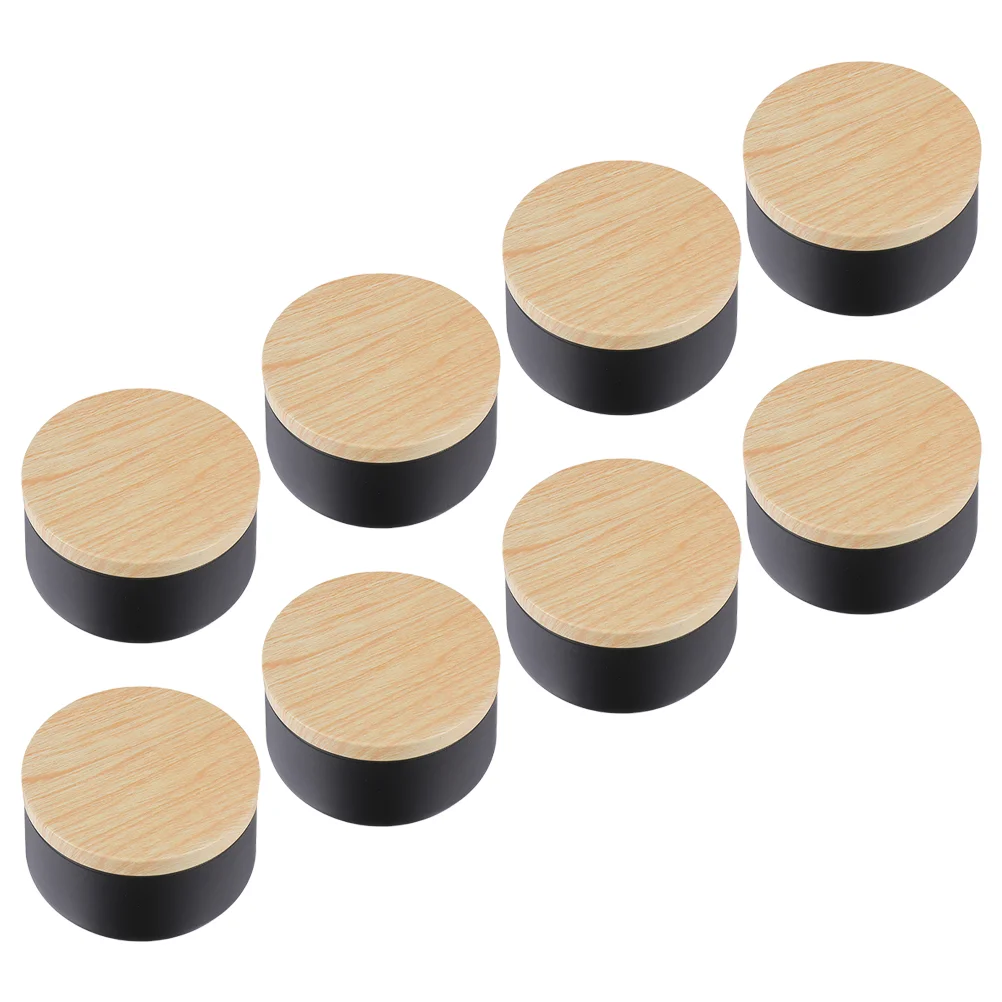 

8pcs Candle Tins Round Candle Jars Candle Container Tinplate Candle Making Jars