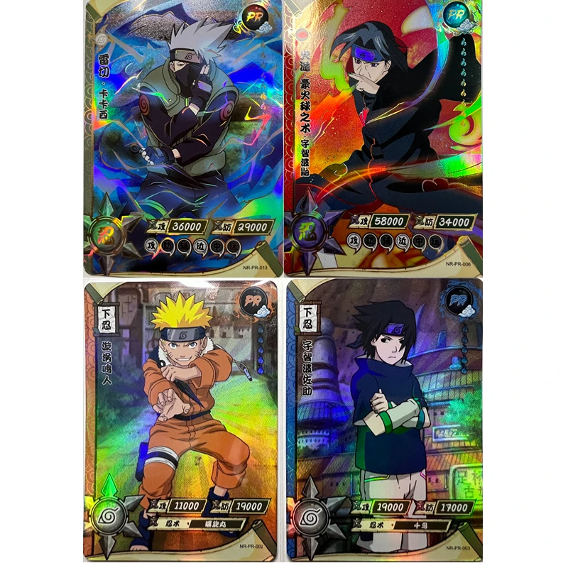 

Мультяшная анимационная игра Наруто Редкая активность PR флеш-карта детская коллекция игрушечная карточка Рождественский подарок редкая карточка