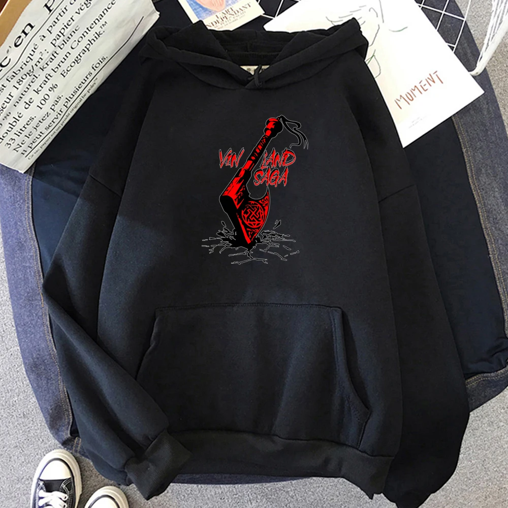 

Vinland Saga Askeladd Thorfinn Canute Oversized Hoodie Gothic Vintage/retro Aesthetic Long-sleeved Sweatshirt MEN Four Seasons