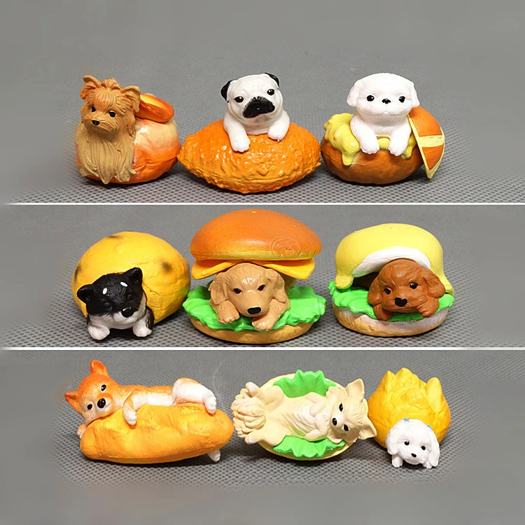 

Имитация животного, модель гамбургера, хлеб, десерт, изящная модель, Милая модель компьютера, украшение, подарок на день рождения для друга