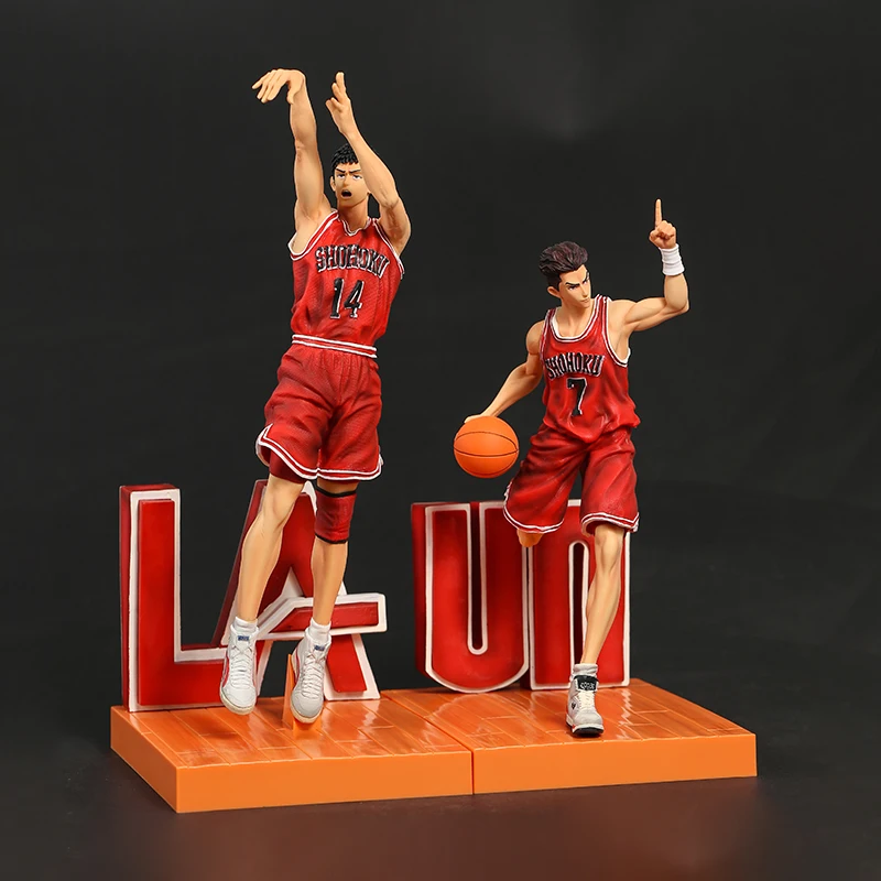 

Slam Dunk 14 Mitsui Hisashi 7 Miyagi Ryota PVC Figure Toy Statue Doll Gift